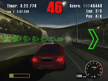 Burnout screen shot game playing
